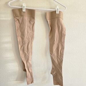 Beige Compression Stockings